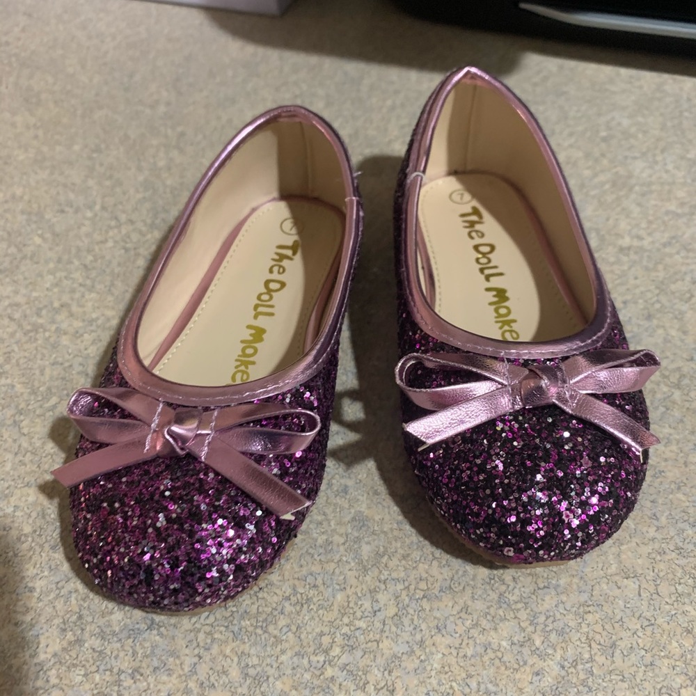 Sparkly Toddler Flats Size 7